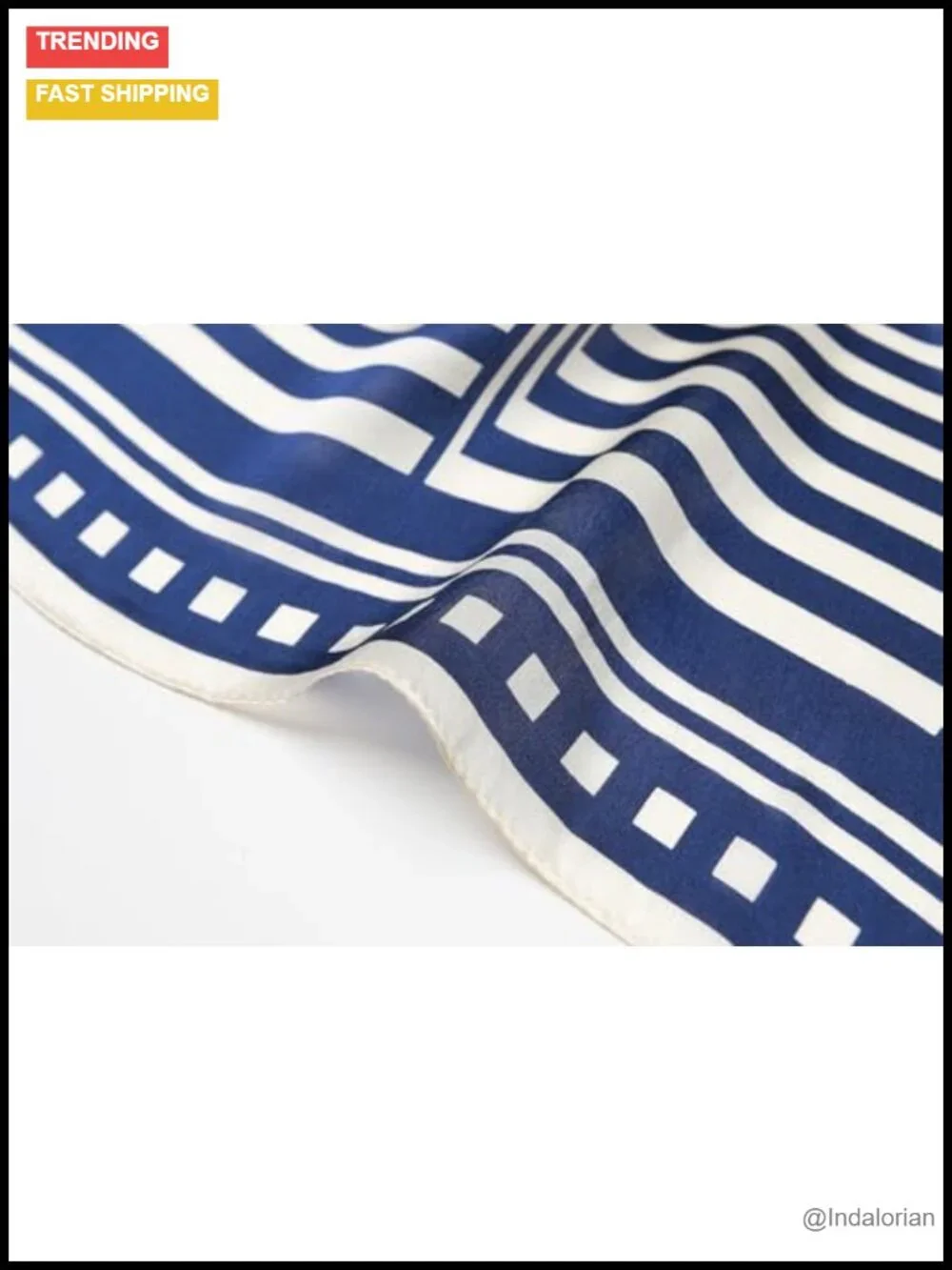 100% Mulberry Silk Square Scarf 21x21 Lightweight Business Casual Neckerchief